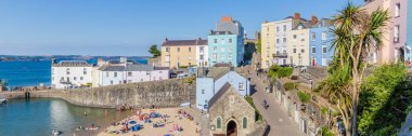 PANOROMA Tenby, Galler, İngiltere