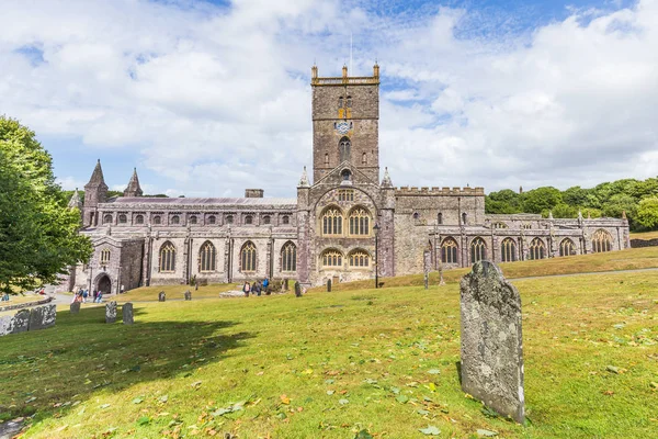 St Davids katedralde Pembrokeshire, Galler, Birleşik Krallık — Stok fotoğraf