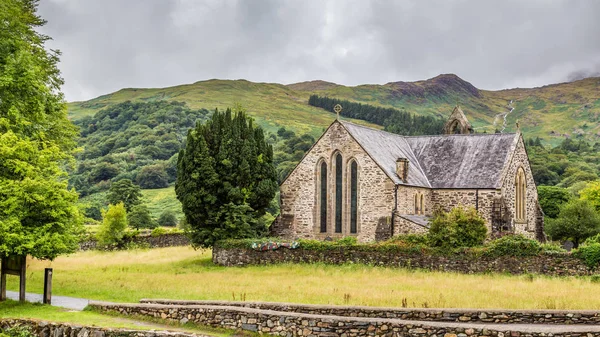 Beddgelert kerk in Snowdonia Np, Wales, Verenigd Koninkrijk — Stockfoto