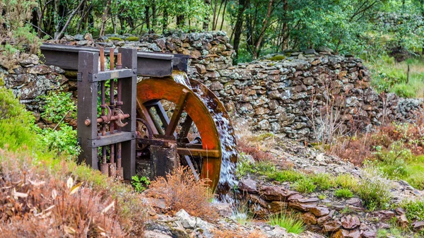 Iron Water wheel in Wales, UK