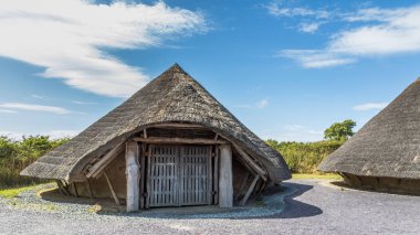 Anglesey, Galler, İngiltere'de Doğum tarihi roundhouses