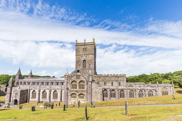 St Davids katedralde Pembrokeshire, Galler, Birleşik Krallık — Stok fotoğraf