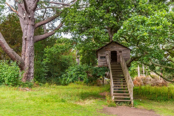 Cozy little playhouse in a tree — Stock Photo, Image