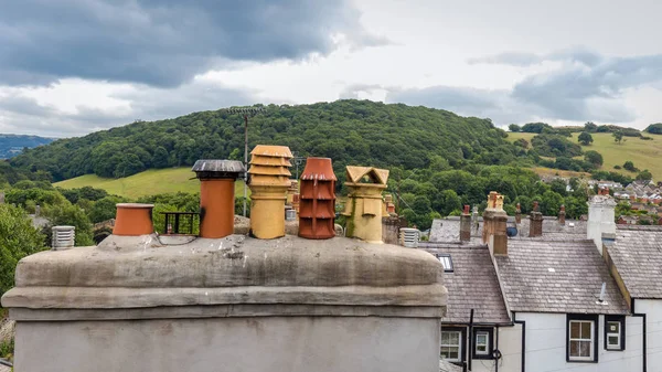 Vue depuis le château de Conwy au Pays de Galles, Royaume-Uni — Photo