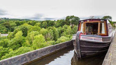 Llangollen Aqueduct  in Wales, UK clipart