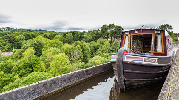 Llangollen Aqueduct  in Wales, UK