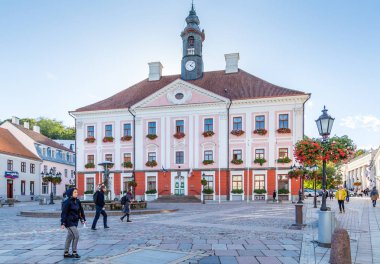 Town hall Tartu Estonia clipart