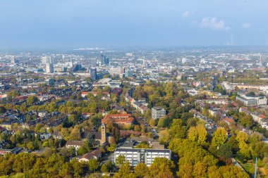 Dortmund, Almanya'nın havadan görünümü