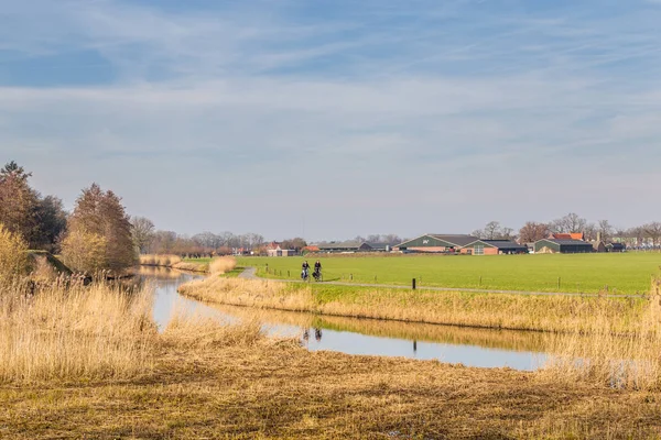 Nederlandse land kant landschap — Stockfoto