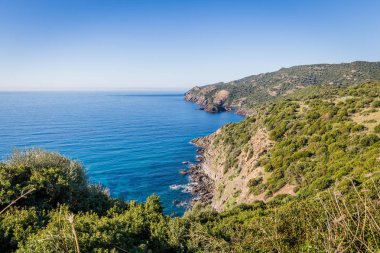 North West coast Sardunya Adası. İtalya