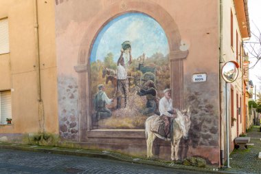 Tinnura, Sardia İtalya içinde duvar resimleri