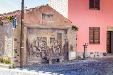 Tinnura, Sardia İtalya içinde duvar resimleri