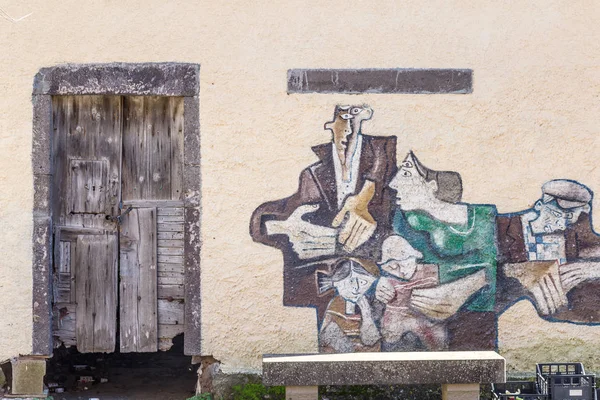 Murals in Tinnura, Sardia  in Italy — Stock Photo, Image
