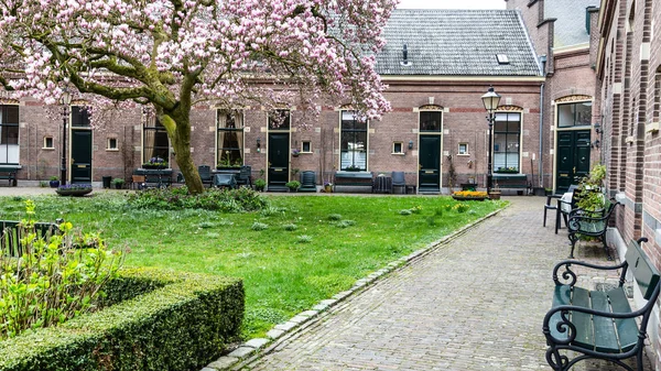 Casas antigas em Zutphe Holland — Fotografia de Stock