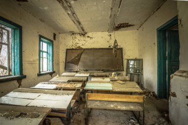 Beyaz Rusya Çernobil dışlama bölgesinde terk edilmiş köyler