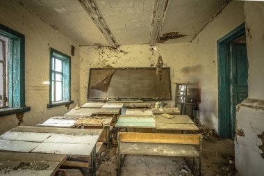 Beyaz Rusya Çernobil dışlama bölgesinde terk edilmiş köyler