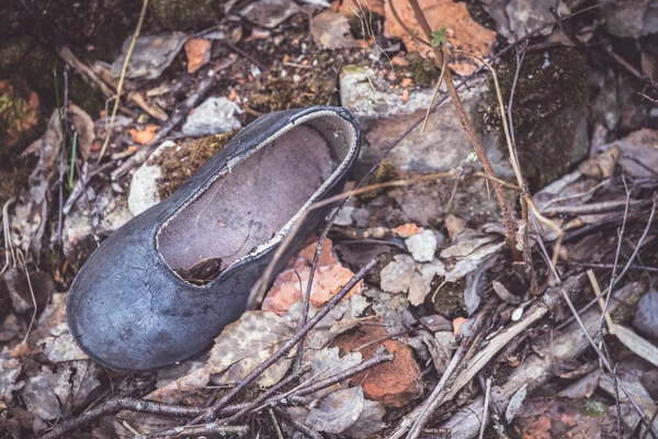 Patka dítěte pokrytého prachem — Stock fotografie