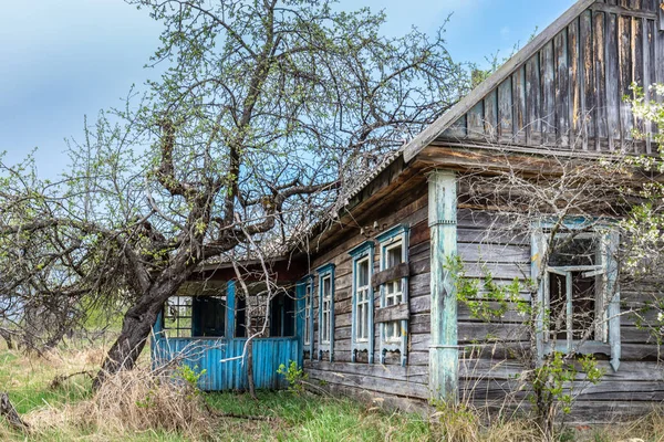 Village abandonné Tchernobyl — Photo