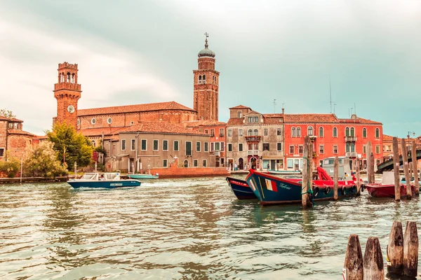 Isla de Murano al atardecer, Venecia, Italia —  Fotos de Stock