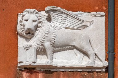 kanatlı aslan, sembol Venedik, İtalya