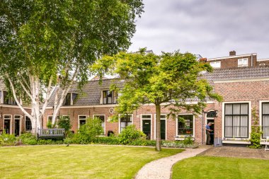 Hollanda, Haarlem 'deki Luterse Almshouse