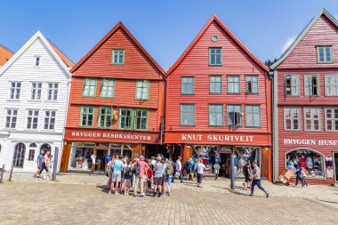 Bryggen Norveç'te Bergen'de