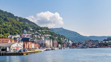 Norveç'te Bergen Silueti