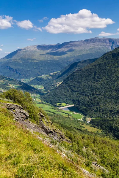 Panorama Gaularfjellet en Norvège — Photo