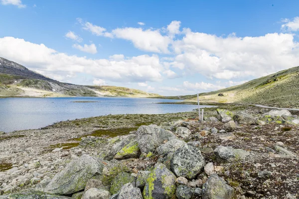 Panoramik manzara Aurland, Sogn og Fjordane, Norveç — Stok fotoğraf