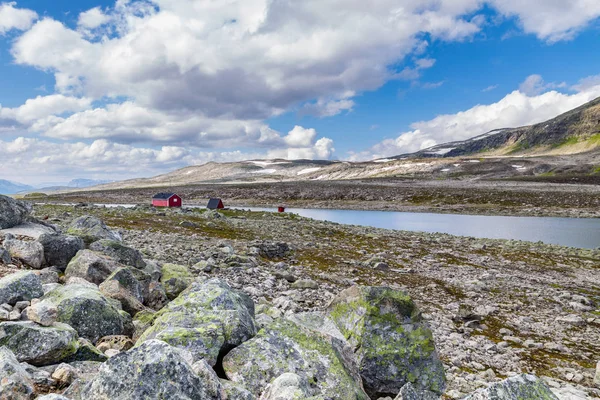 Panoramik manzara Aurland, Sogn og Fjordane, Norveç — Stok fotoğraf