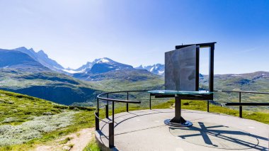 Sognefjellet On the roof of Norway clipart