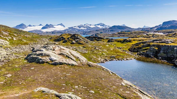 挪威屋顶上的风景索涅夫杰莱特 — 图库照片