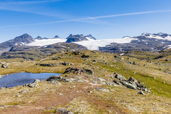 Viewpoint Sognefjellshytta On the roof of Norway — Stock Photo, Image