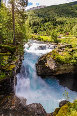 Norveç'te Ravine Gudbrandsjuvet