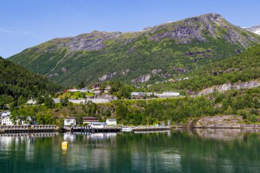 Norveç'te Tarım Geirangerfjord