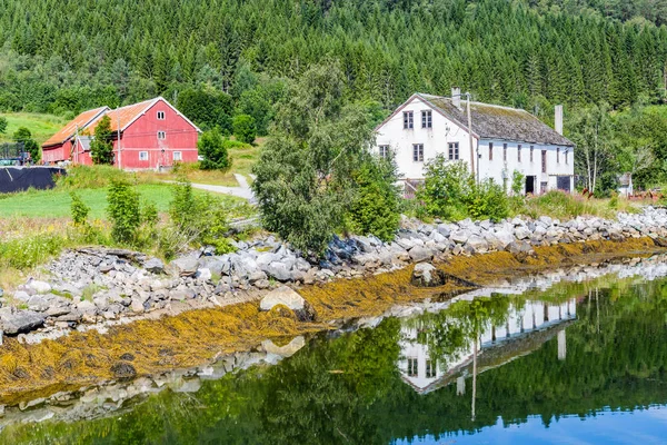 Village Eidsora na Noruega — Fotografia de Stock