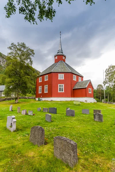 Chiesa di Lonset a Oppdal, Norvegia — Foto Stock