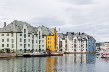 Cityscape Alesund Norveç