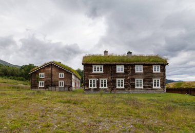 Norveç'te geleneksel ahşap evler
