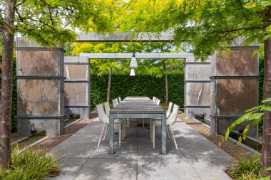 Pergola ile bahçe tasarımı