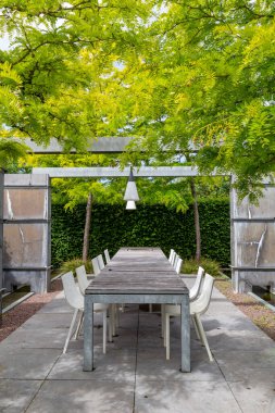 Pergola ile bahçe tasarımı