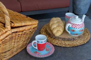 Çay pikniği süslemeleri