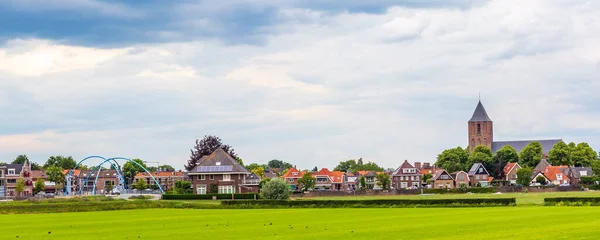 Skyline Dalfsen pueblo Países Bajos —  Fotos de Stock