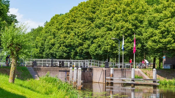 River lock Vilsteren Pays-Bas — Photo