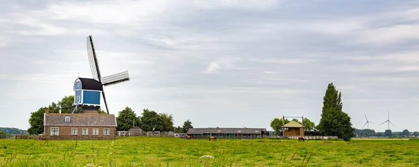 Grote Molen Zoeterrwoude Nederland — Stockfoto