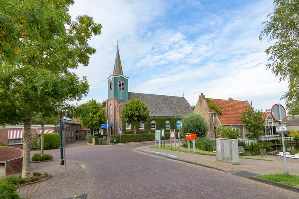 Townscape Oudega, Friesland, Hollanda