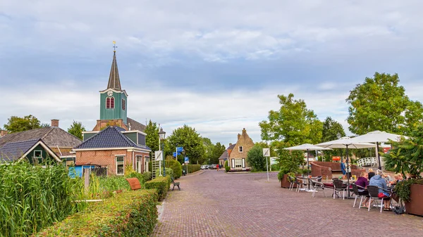 Miasteczko Oudega, Friesland, Holandia — Zdjęcie stockowe