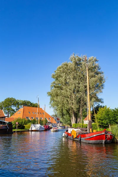 Stadsgezicht Heeg n Nederland — Stockfoto