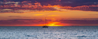 Sunset IJsselmeer Hollanda