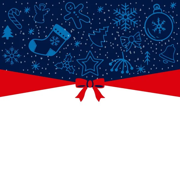 Frohe Weihnachten Postkarte, Neujahrskarte, Feiertag, Christbaumschmuck sind perfekt für Drucke, Flyer, Banner, Einladungen, Aktionen und mehr. — Stockvektor